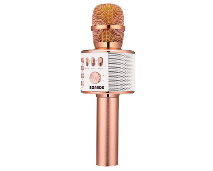 BONAK Wireless Bluetooth Karaoke Microphone