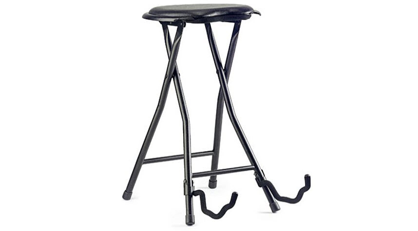Stagg GIST-300 Foldable Stool with Built-in Guitar Stand