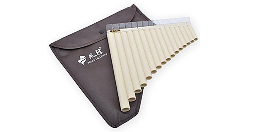16 Pipes Eco-Friendly Resin C Tone Pan Flute Easy Learning