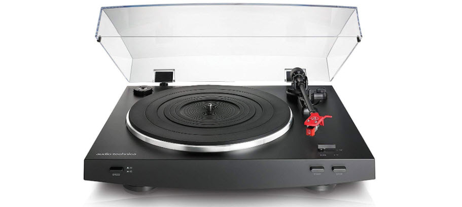 Audio-Technica AT-LP3BK Fully Automatic Belt-Drive Stereo Turntable