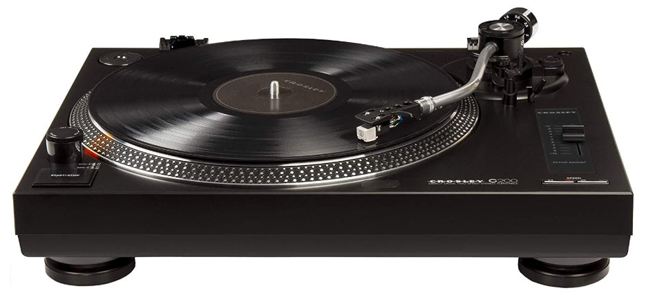 Crosley C200 Direct-Drive Turntable with S-Shaped Tone Arm