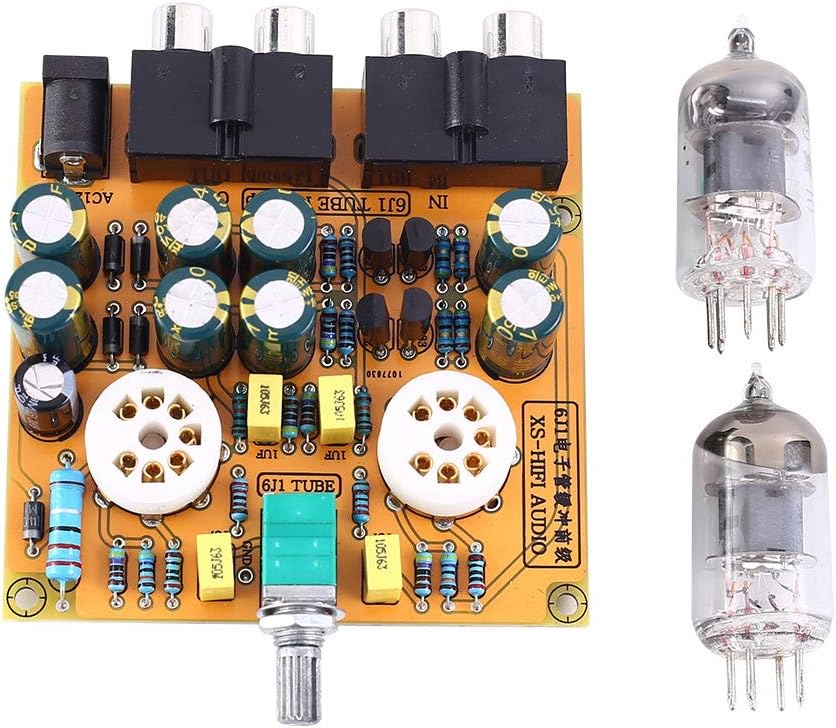 6J1 Tube Amplifiers Board,Preamplifier Board Kit Preamplifier Volume Control Board Pre-Amp Amplifier