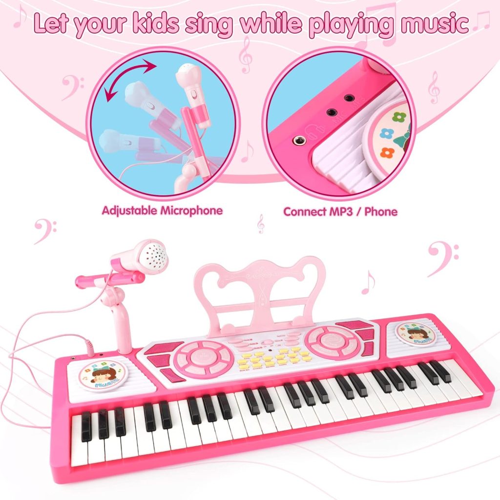 ZIPPY Kids Piano Keyboard, 25 Keys Digital for Kids, Mini Music