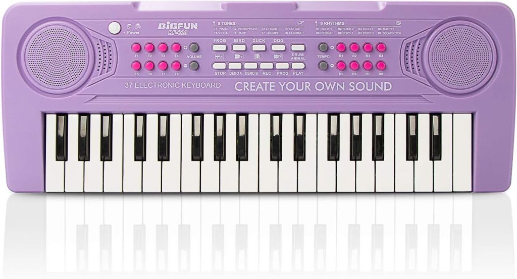 ZIPPY Kids Piano Keyboard, 25 Keys Digital Piano for Kids, Mini Music  Educational Instrument Toy, Wood Piano for Toddlers Girls Boys