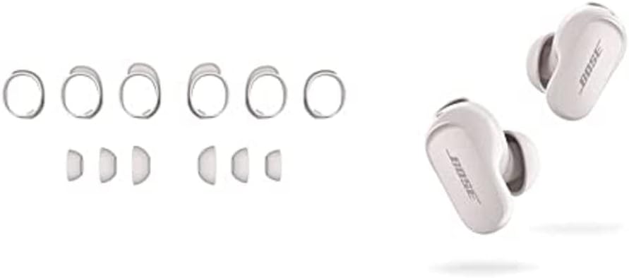Bose QuietComfort Earbuds II, Soapstone Eartip Pack, Soapstone