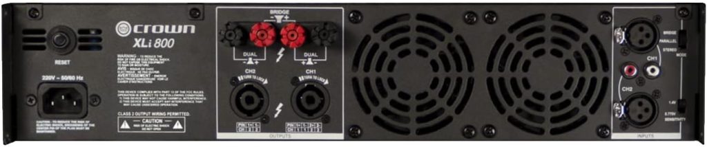 Crown XLi800 Two-channel, 300-Watt at 4Ω Power Amplifier
