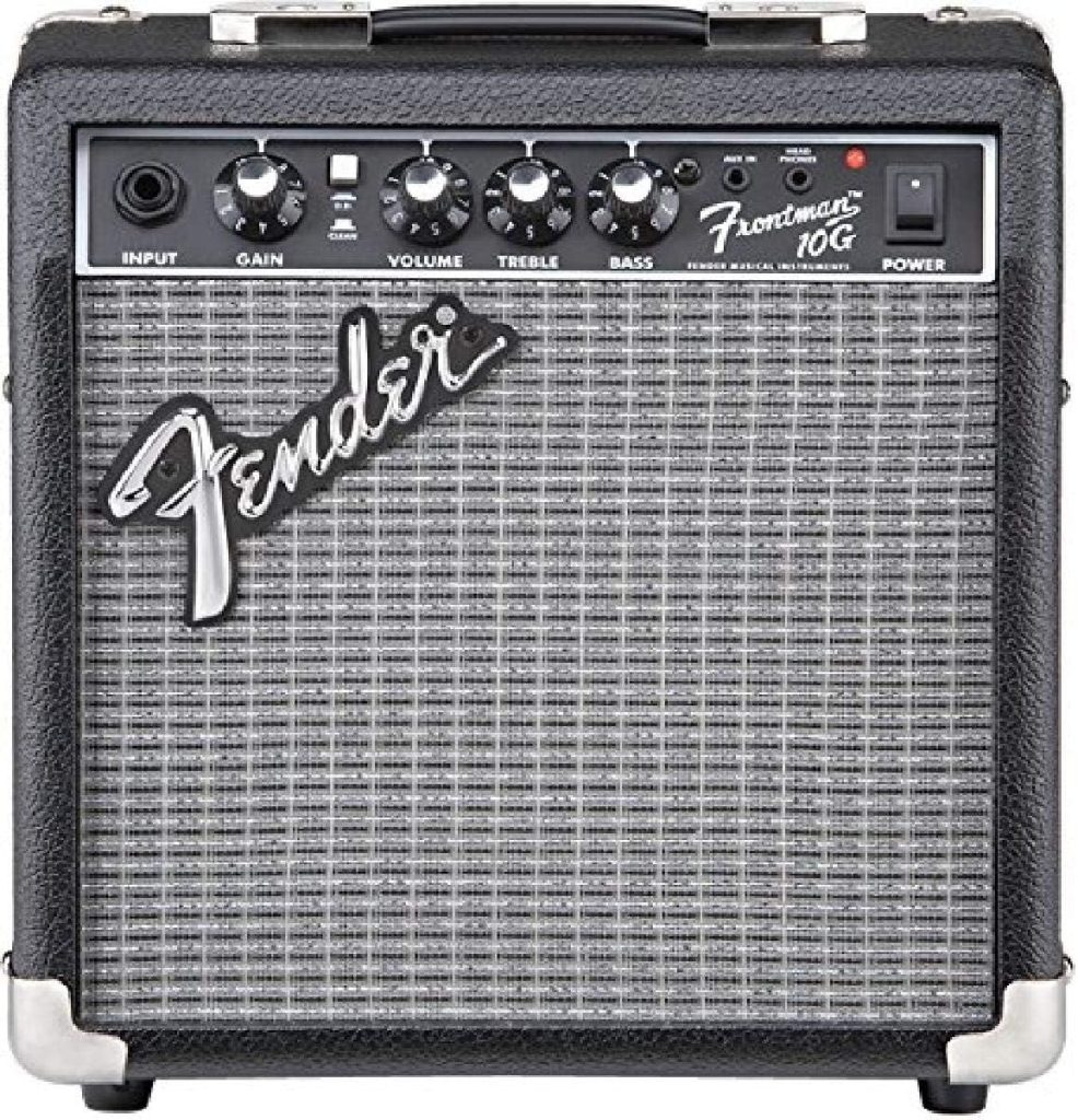 Fender Frontman 10G Guitar Amp, 10 Watts, 6 Inch Fender Special Design Speaker, 7.5Dx11.5Wx13.7H Inches
