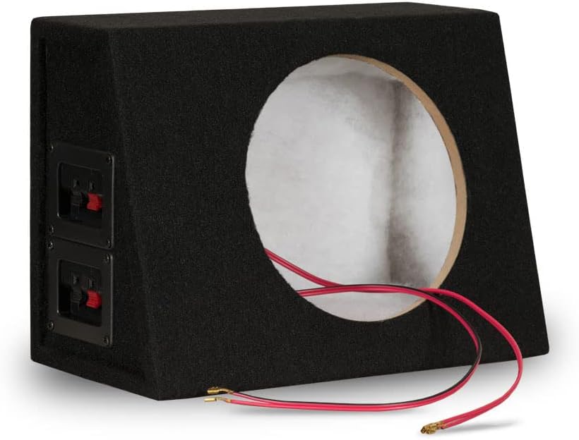 Goldwood TR8P Sealed Single Car Speaker Cabinet Box for 8 Dual Woofer