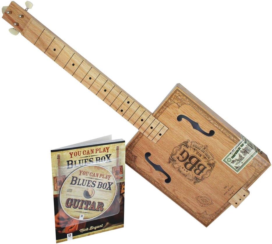 Hinkler 3 String Electric Blues Box Slide Guitar Kit (EBB)