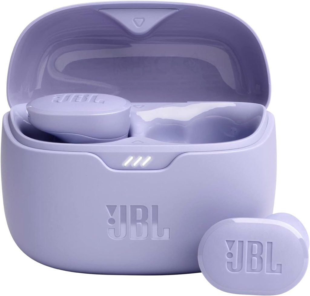 JBL Tune Buds - True Wireless Noise Cancelling Earbuds (Purple), Small