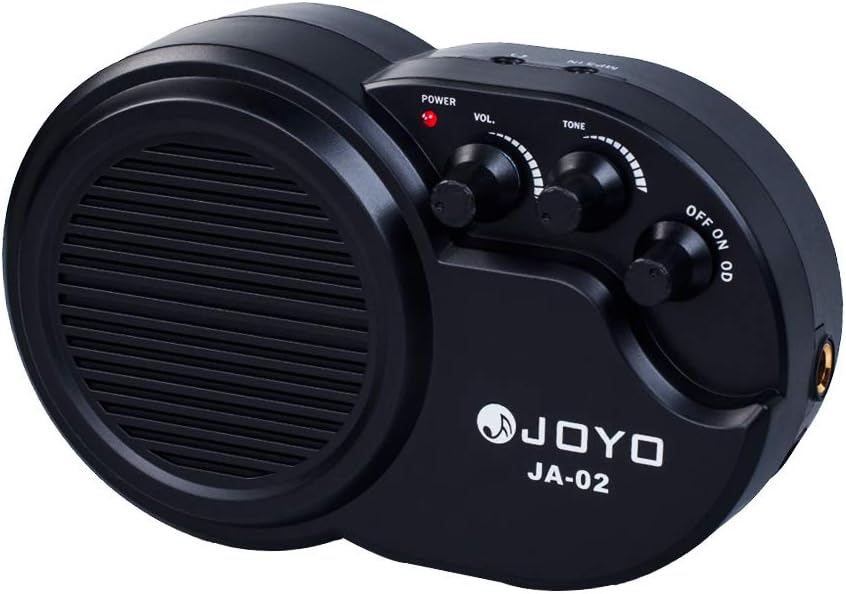 JOYO Guitar Headphone Amp Practice Mini Guitar Amplifier with Big Speaker and Clean  Distortion Effect Setting (JA-02)