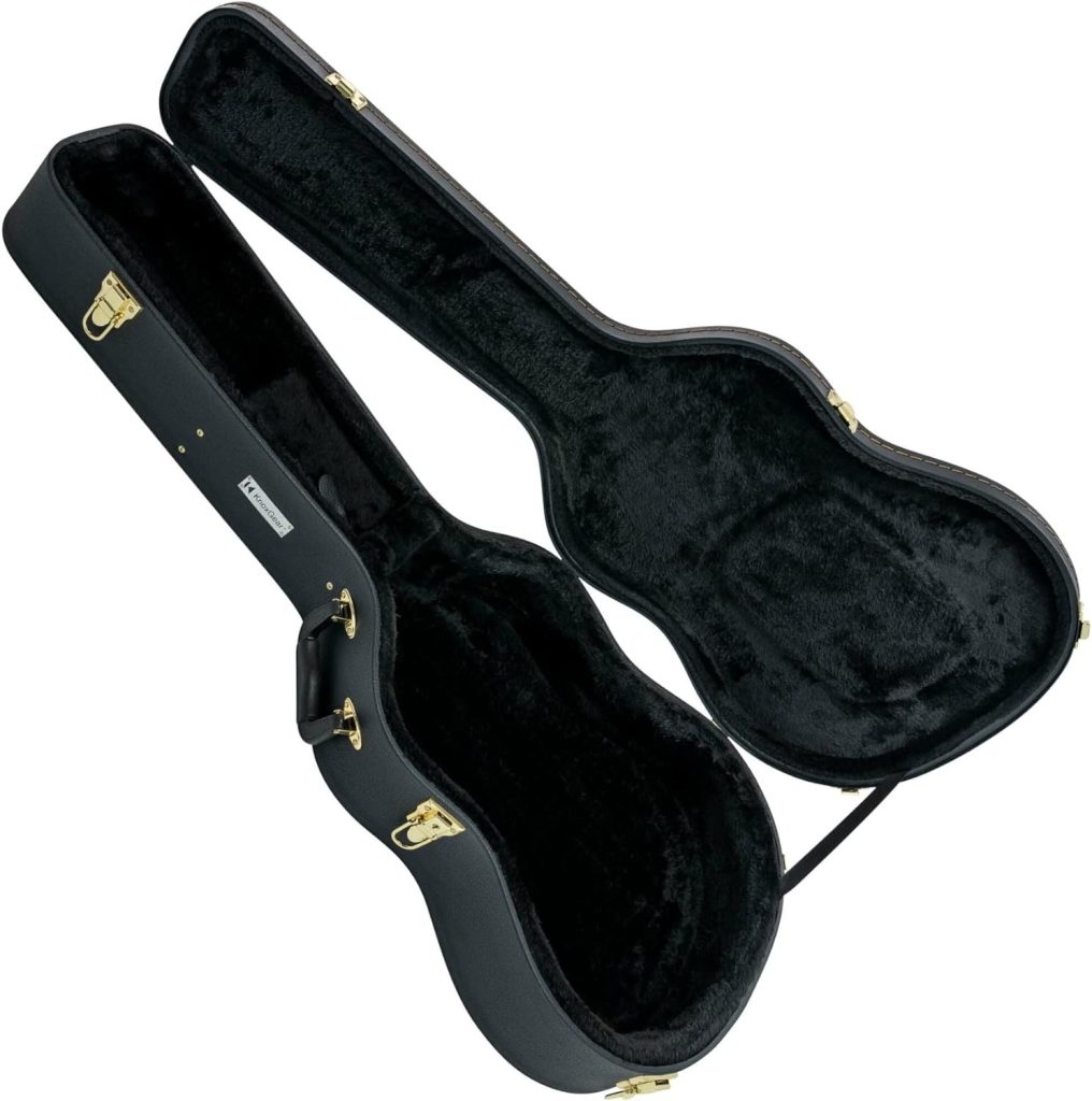 Knox 39 Hard Shell Guitar Case with Gold Hardware