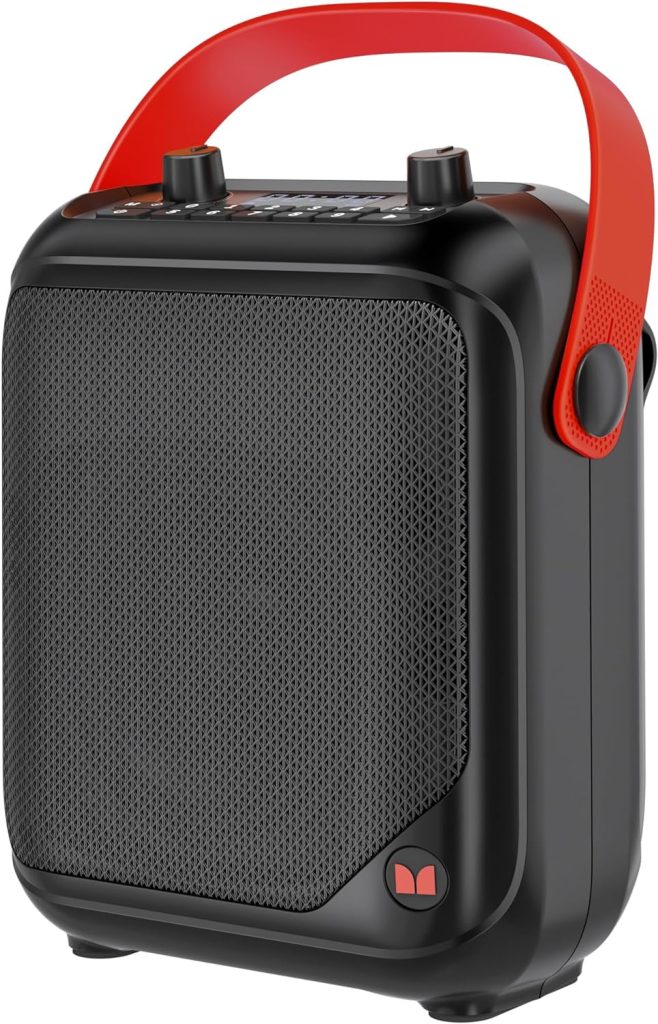 Monster Portable Bluetooth Speakers, Wireless Bluetooth Speaker with 40W Loud Stereo Sound Rich Bass, Outdoor Speakers with Handle, 12H Playtime, Supports TF Card, AUX, FM Radio for Indoor Outdoor
