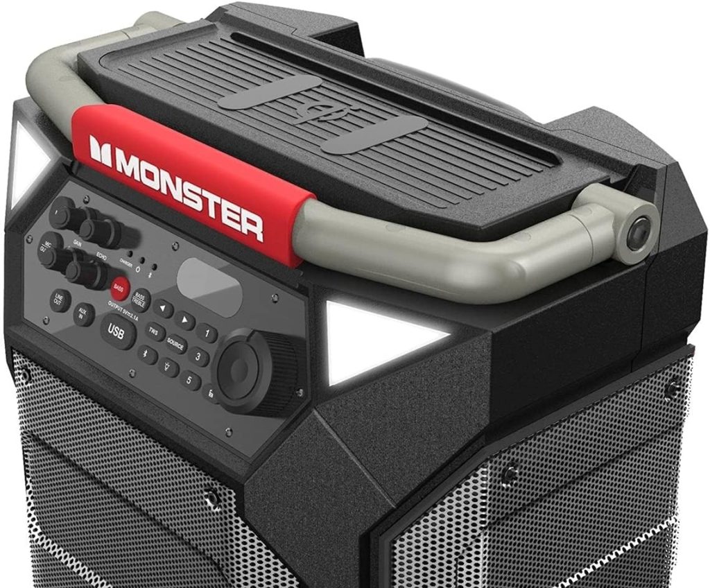 Monster Rockin Roller 270 Portable Indoor/Outdoor Wireless Speaker - Gray/Black