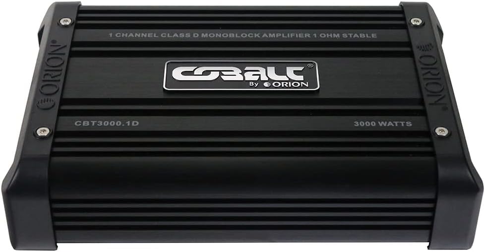 Orion Cobalt CBT-3000.1D Amplifier 1 OHM Monoblock Class D 3000 Watt max Music Power car Audio amp