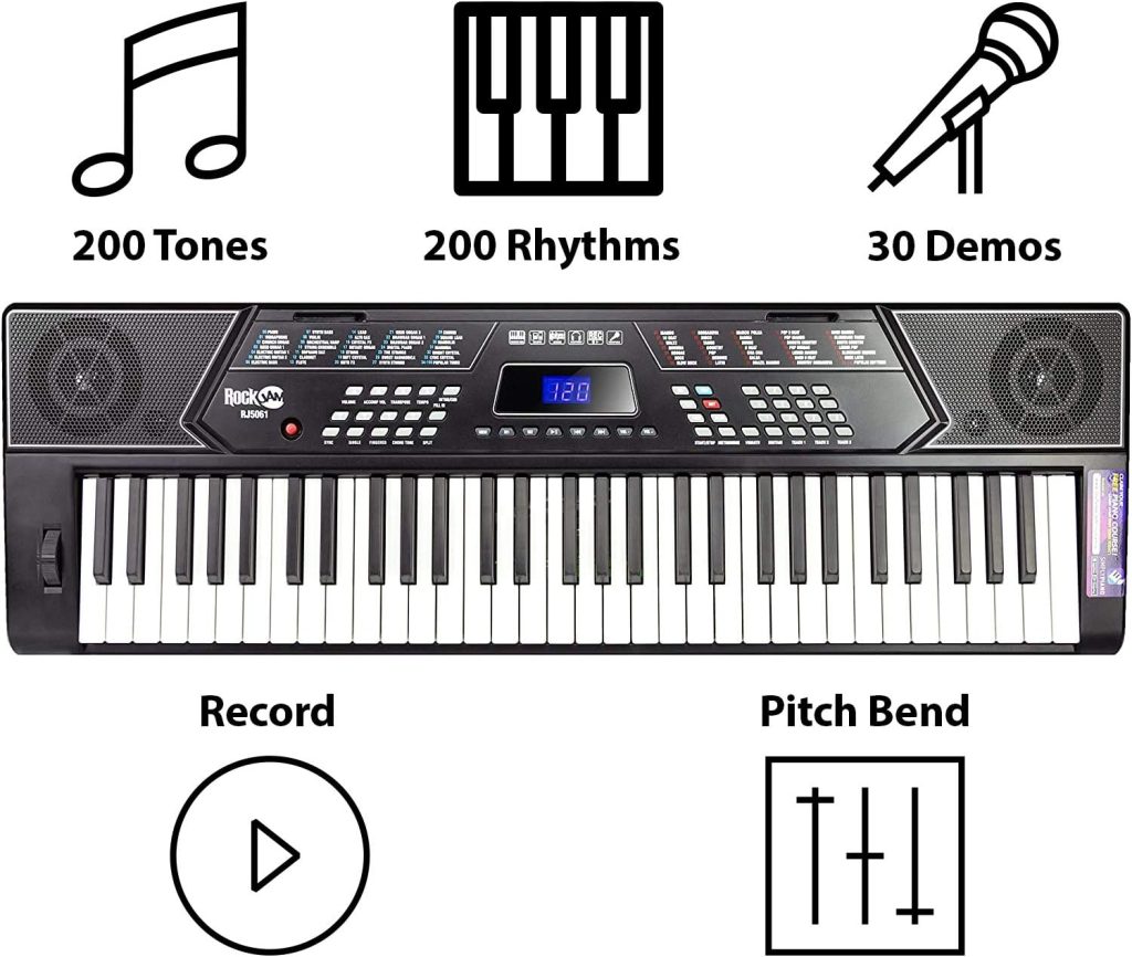 RockJam 88 Keyboard Digital Piano avec touches s…