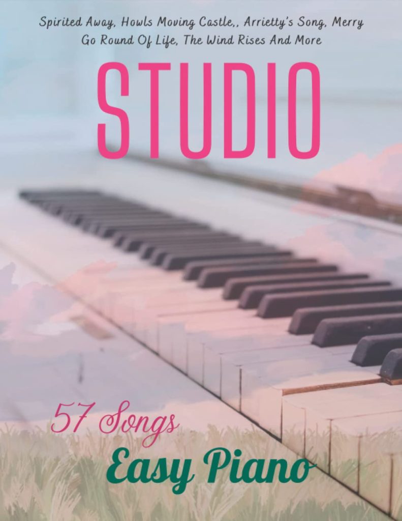 Spirited Away | Studio Easy Piano: 57 Songs for Piano Solo     Paperback – Large Print, November 23, 2022