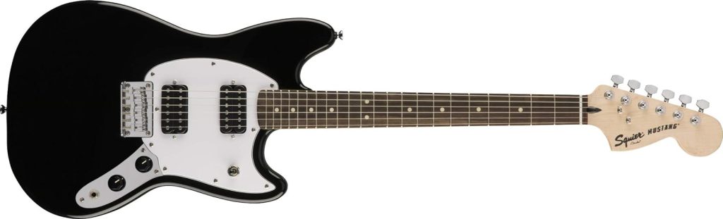 Squier Bullet Mustang HH Electric Guitar, Black, Laurel Fingerboard