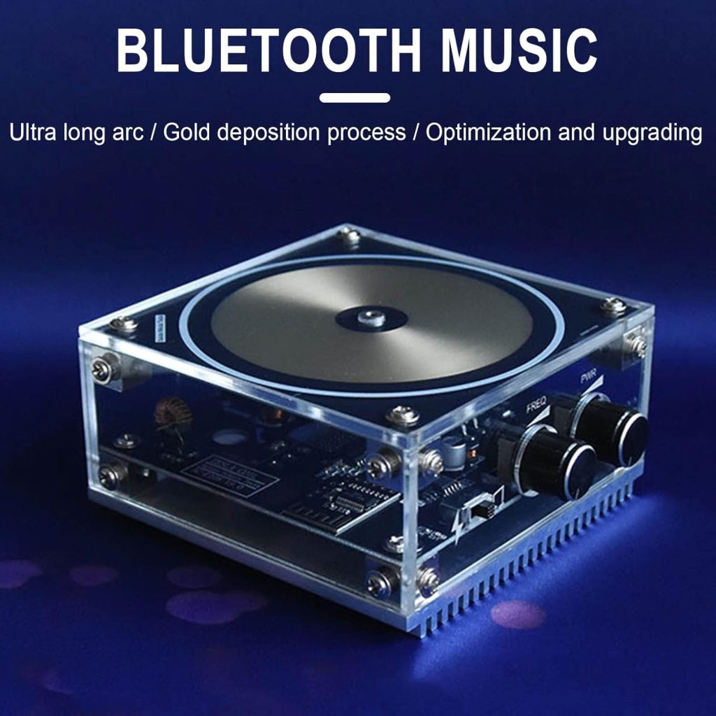 Bluetooth Music Tesla Coil 10 Cm Kit bobina Tesla a Italy