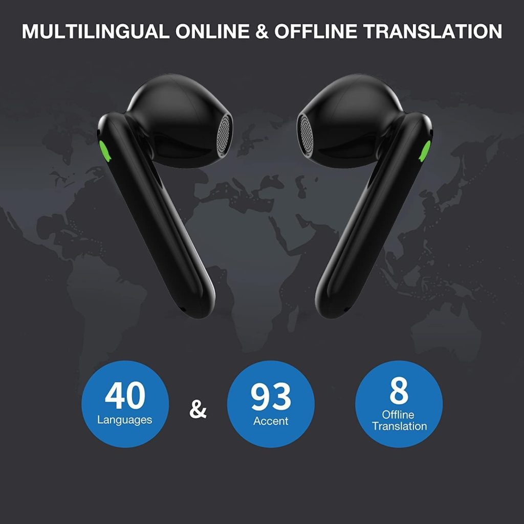 Timekettle WT2 Edge/W3 Translator Device - Bidirection Simultaneous Translation, Language Translator Device with 40 Languages  93 Accent Online, Translator Earbuds with APP, Fit for iOS  Android